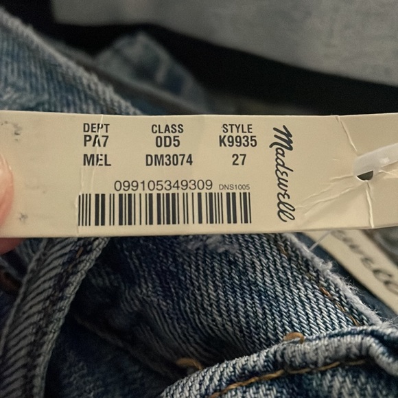 Madewell mom jeans Size 27 medium wash - Picture 9 of 9